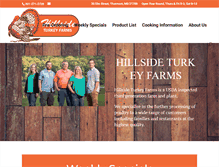 Tablet Screenshot of hillsideturkey.com